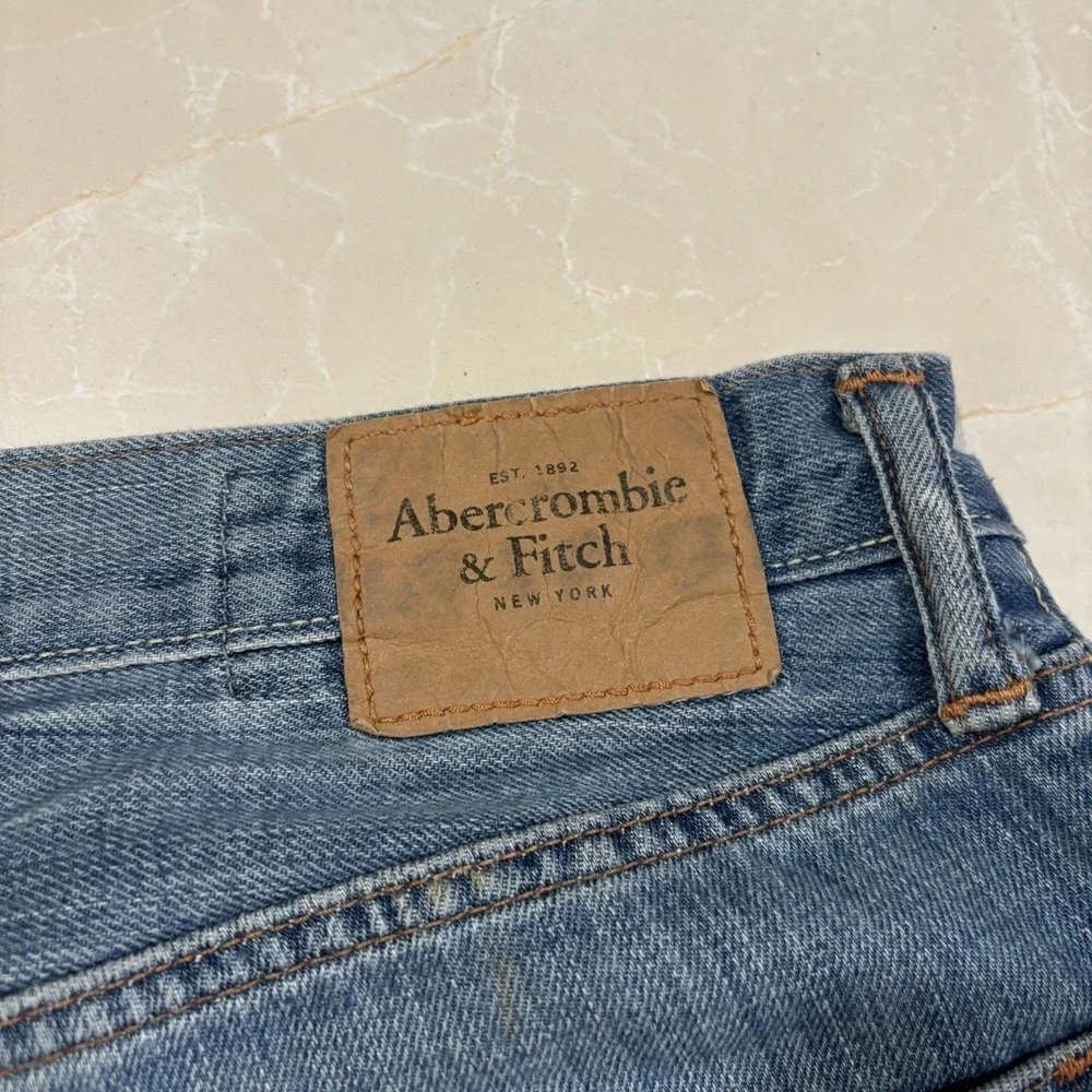 Vintage Abercrombie Fitch Baxter Low Rise Slim Boot Cut Jeans Men's 32x30 Blue